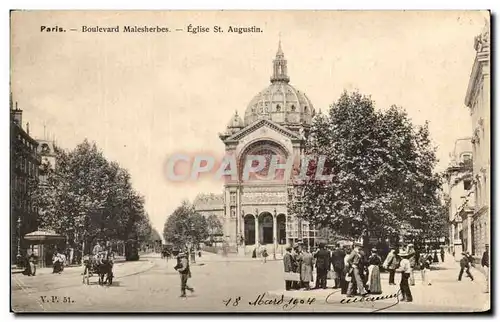 Paris - 8- Eglise Saint Augustin - Cartes postales