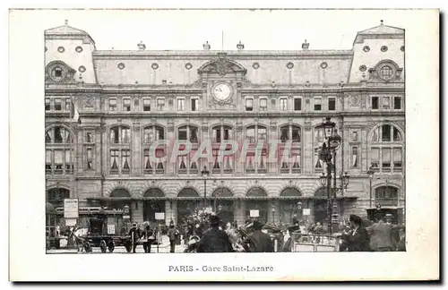 Paris - 8 - Gare Saint Lazare - Cartes postales