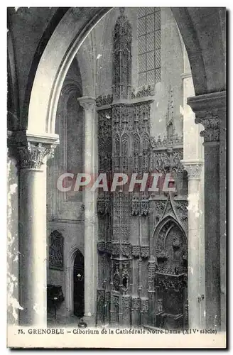 Grenoble Ansichtskarte AK Ciborium de la cathedrale Notre Dame