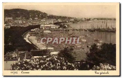 Cartes postales Cannes Vue generale