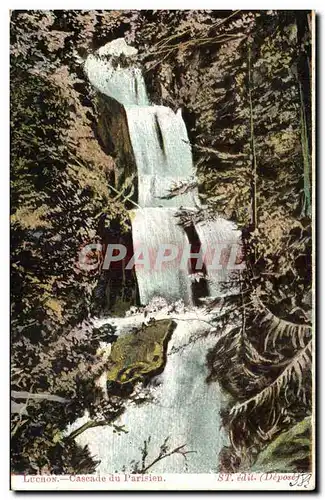 Ansichtskarte AK Luchon Cascade du parisien