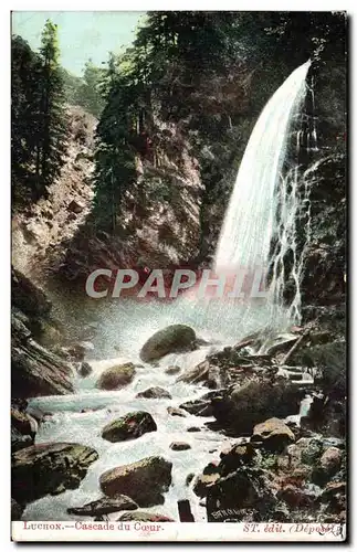 Cartes postales Luchon Cascade du coeur