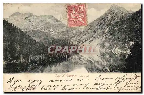 Cartes postales Lac d&#39Oredon (1862m)