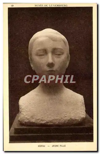 Ansichtskarte AK Paris Musee du Luxembourg Despiau Jeune fille