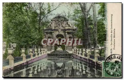 Paris Ansichtskarte AK Le jardin du Luxembourg Fontaine medicis