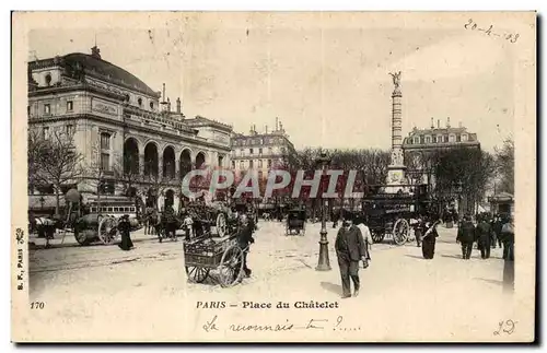 Paris Cartes postales Place du Chatelet