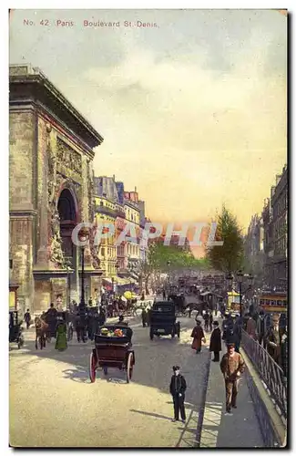 Paris Cartes postales Boulevard St denis