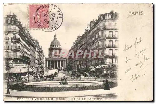 Paris Ansichtskarte AK Perspective de la Rue Soufflot et le pantheon