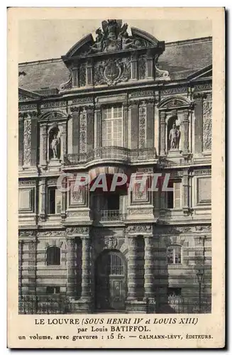 Paris Cartes postales Le Louvre par Louis Batiffol