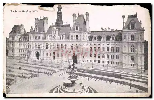 Paris Cartes postales Hotel de ville