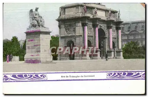 Paris Cartes postales Arc de triomphe du carrousel