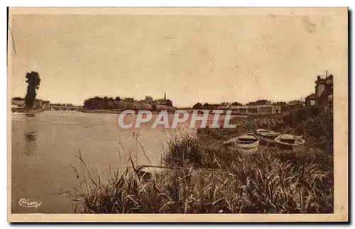Sens Cartes postales L'ile Yonne et les deux ponts