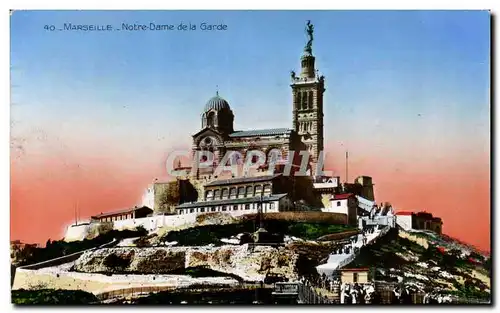 Cartes postales Marseille Notre Dame de la Garde