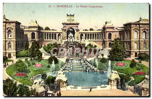 Cartes postales Marseille Palais longchamp