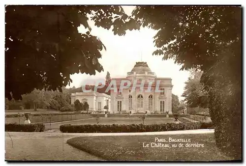 Paris Ansichtskarte AK Bagatelle Le chateau Vu de derriere