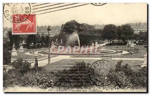 Paris Cartes postales Jardin des Tuileries