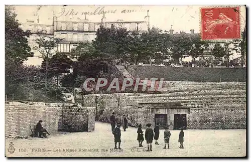 Paris Ansichtskarte AK Les arenes romaines Rue monge (enfants)