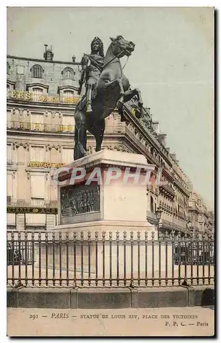 Paris Ansichtskarte AK Statue de Louis XIV Place des Victoires