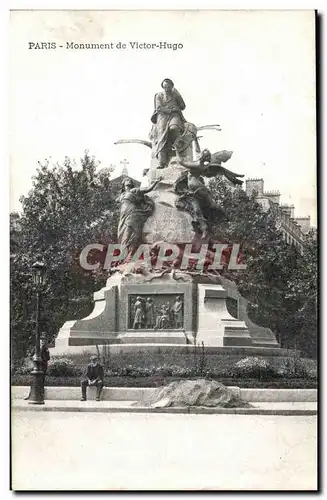 Paris Ansichtskarte AK Monument de Victor Hugo