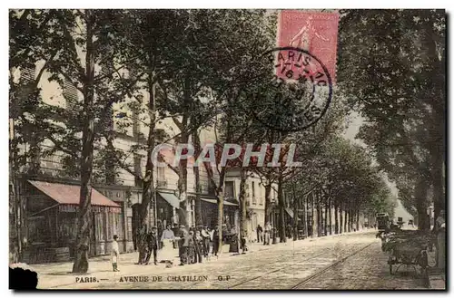 Paris Cartes postales Avenue de Chatillon