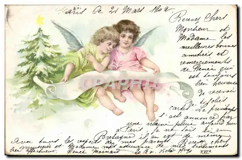 Cartes postales Fantaisie Enfants Ange Angel