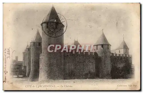 Cite de CArcassonne Cartes postales Le chateau