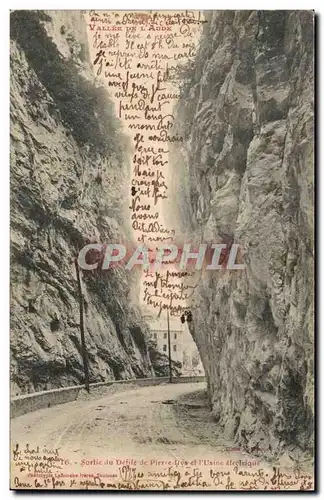 Cartes postales Sortie du defile de pierre Lys et l'usine electrique