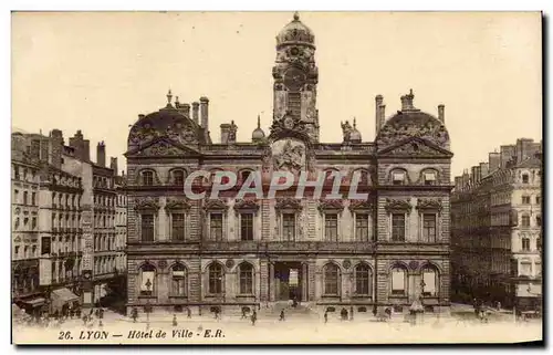 Cartes postales Lyon Hotel de ville