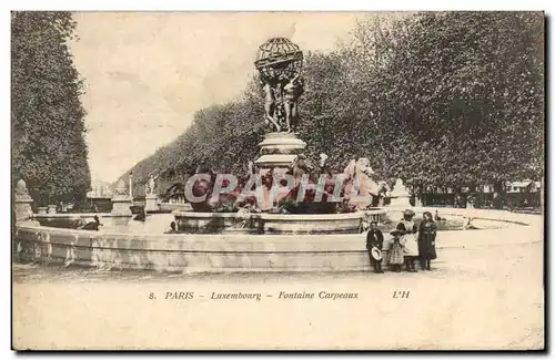 Paris Ansichtskarte AK Luxembourg Fontaine Carpeaux