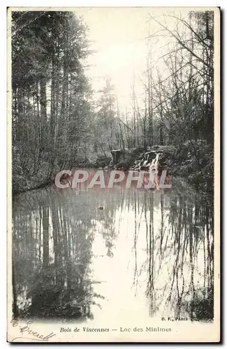 Cartes postales Vincennes Lac des Minimes