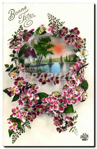 Fetes - Bonne Fete - Voilier - sailboat - Cartes postales