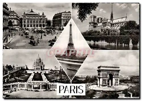 Paris - 1 - Souvenir - Cartes postales