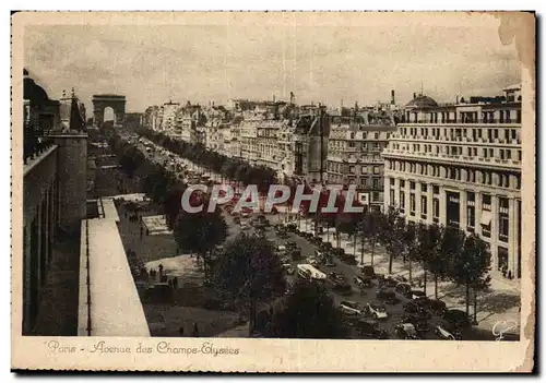 Paris - 8 - L&#39Avenue des Champs Elysees - L&#39Arc de Triomphe - Cartes postales