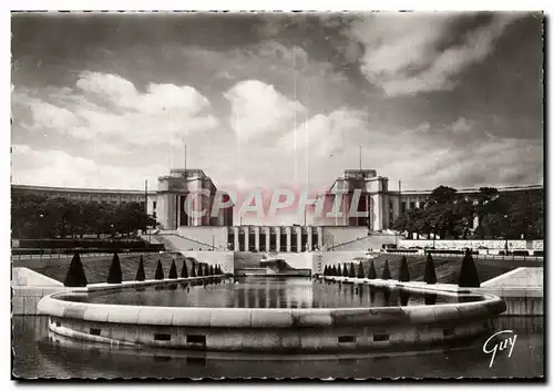 Paris - 16 - Le Palais de Chaillot - Trocadero - vu des Jardins - Ansichtskarte AK