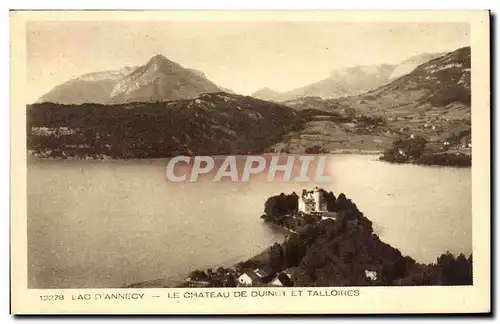 Lac d&#39Annecy - Le Chateau et Talloires - Cartes postales