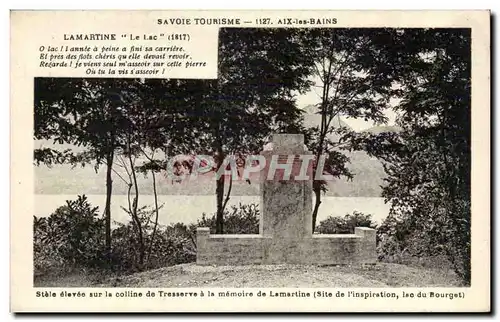 Aix les Bains - Lamartine - Le Lac - Cartes postales