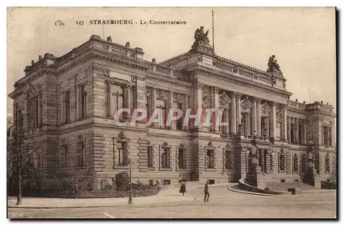 Strasbourg - Strassburg - Le Conservatoire - Ansichtskarte AK