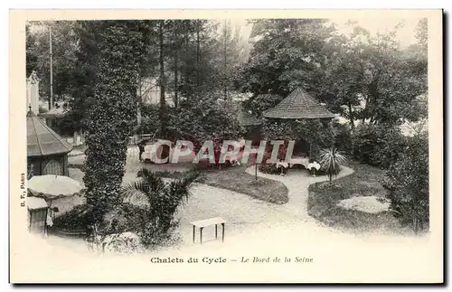 Paris - 10 - Chalets du Cycle - Le Bord de la Seine - Ansichtskarte AK