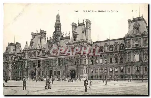 Paris - 4 - Hotel de Ville - Cartes postales