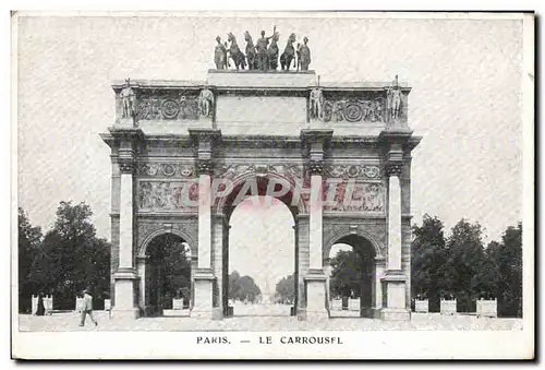 Paris - 1 - Le Caroussel Ansichtskarte AK