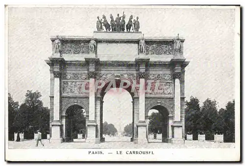 Paris - 1 - Le Caroussel Cartes postales