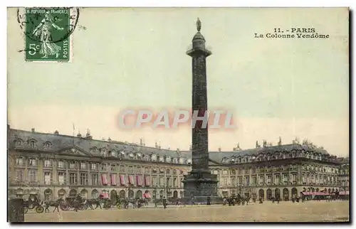 Paris - 1 - La Colonne Vendome Cartes postales