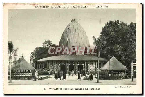 Paris - Exposition Coloniale Internationale 1931 - Pavillon de l&#39Afrique Equatoriale - Cartes postales