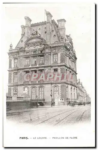 Paris - 1 - Le Pavillon de Flore - Le Louvre - - Ansichtskarte AK