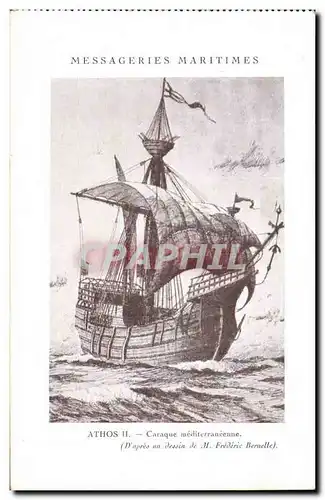 Bateau - Voilier - Sailboat - Massagerie Maritime Cartes postales