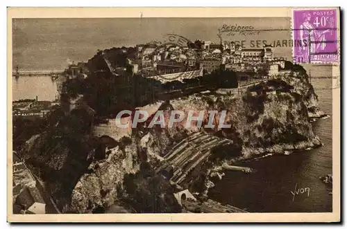 Monaco - Le Rocher - Cartes postales - a�ir