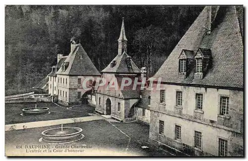 La Grande Chartreuse - Le Couvent Entree et la cour d&#39honneur - Ansichtskarte AK - a�ir