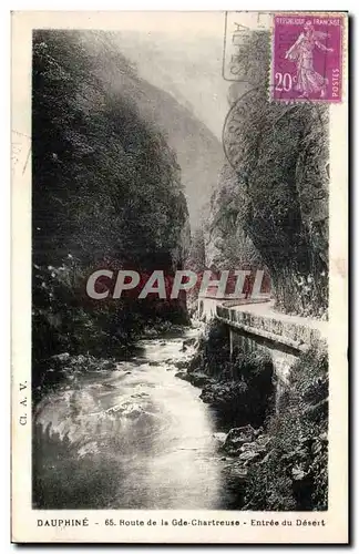 Dauphine - Route de la Grande Chartreuse - Ansichtskarte AK - a�ir