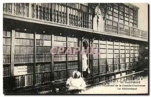 Dauphine - Grande Chatreuse - Couvent - La Bibliotheque - Cartes postales - a�ir