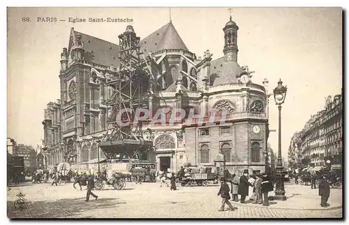 Paris - 1 - Eglise Saint Eustache - Ansichtskarte AK